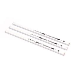 Ołówek stolarski 25cm HB biały Tuba-54szt 