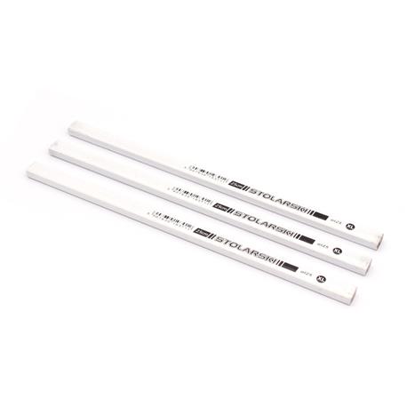 Ołówek stolarski 25cm biały HB