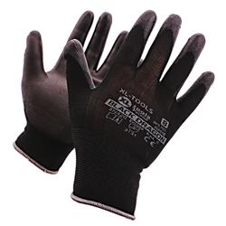 Rękawice DRAGON poliuretan BLACK 10