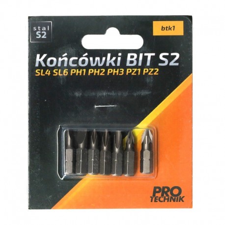 Końcówka BIT S2: PH1 PH2