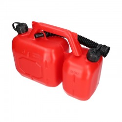 Kanister plastikowy+lejek 5L+2L dwukomorowy ATEST