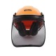 Kask ochronny dla pilarzy osłona