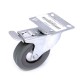 Koło 12.5cm podstawa obrotowa z