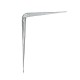 Kątownik pod półkę 100x125 szary