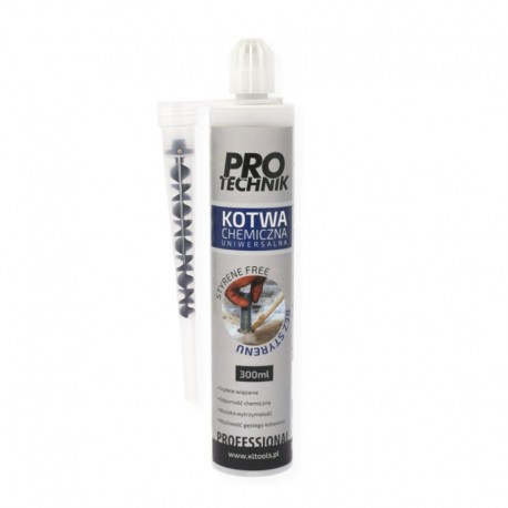 Kotwa chemiczna PROTECHNIK 300ml uniwersalna