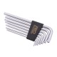 Klucze TORX Cr.V 7cz T10,15,20,25,27,30,40