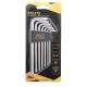 Klucze TORX Cr.V 7cz T10,15,20,25,27,30,40