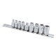 Klucze nasadowe TORX 9 szt.