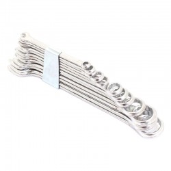 Klucz oczkowo-płaski 12szt 6-22mm /klips/