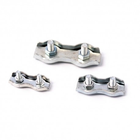 Zacisk do lin siodełkowy podwójny