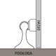 Odbojnik przytrzymywacz magnetyczny drzwi czarny