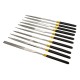 Pilnik diamentowy komplet 10szt (3x140mm)