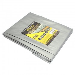 Plandeka 200gr srebr-brązowa 3x 5m PRO-TECHNIK