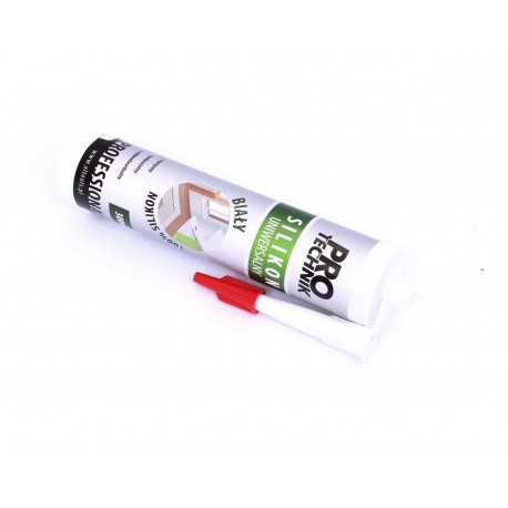 Silikon uniwersalny 300ml biały PRO-TECHNIK