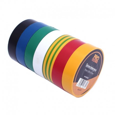 Taśma izolacyjna 19mm/20m kolor mix