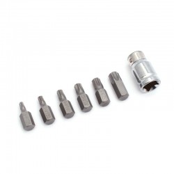 Klucze nasadowe TORX 7cz Cr.V
