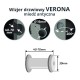 Wizjer VERONA 16mm 40-70mm miedź