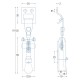 Zamknięcie do skrzyń 115x22.5mm regulowane